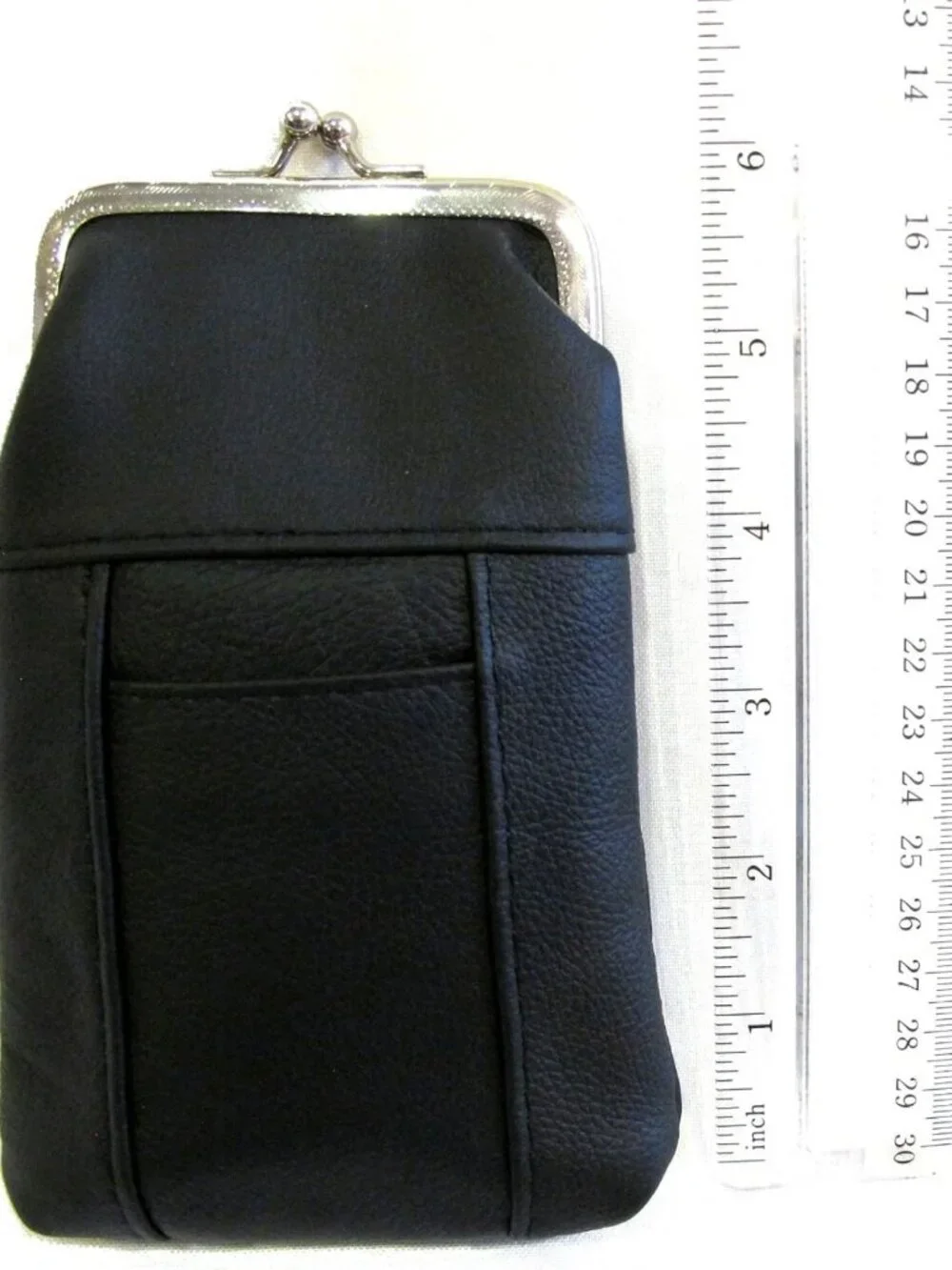 Genuine Leather Cigarette Case & Lighter Holder - Slim, Durable, Kiss Lock